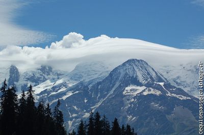 Le Mont Blanc avait mis sont chapeau